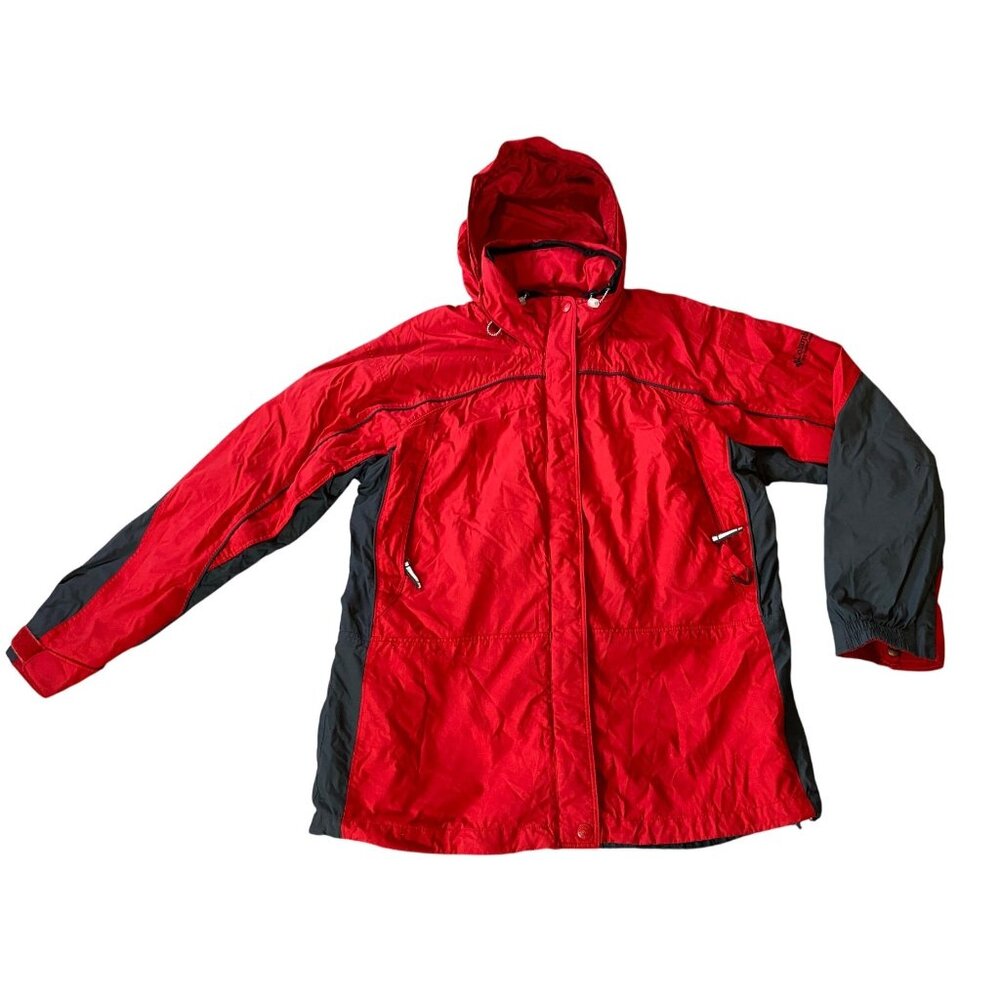 Columbia Mens Red & Grey Jacket Lightweight XL